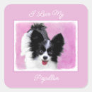 Zoek naar papillon hond stickers Vlinder