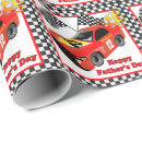 Zoek naar autorennen cadeaupapier Racewagen