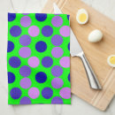 Zoek naar paarse stippen keuken handdoeken Elk persoon