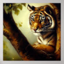Zoek naar tijger portret posters Kat