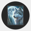 Zoek naar grijze wolven stickers Natuur