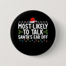 Zoek naar oor buttons Kerstmis