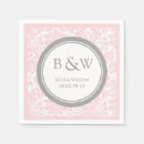 Zoek naar roze damast servetten Bloemen