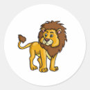 Zoek naar cartoon leeuw stickers Grappig