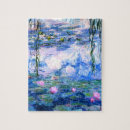 Zoek naar landschap puzzels Waterlilies