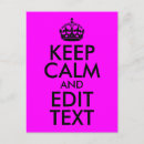 Zoek naar keep calm briefkaarten Kalmeren