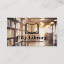 Zoek naar bibliotheek visitekaartjes Schrijfster