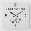 Zoek naar gebroken klokken Grappig