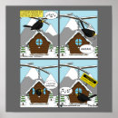 Zoek naar winter vogels posters Schattig
