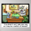 Zoek naar advocaat cartoon posters Katten