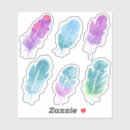 Zoek naar blauwe veren stickers Verjaardag