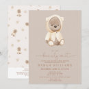 Zoek naar neutral babyshower uitnodigingen Teddybeer