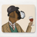 Zoek naar drink wijn muismatten Hond met wijn