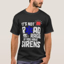 Zoek naar sirenes tshirts Weg