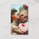 Zoek naar romantische liefde visitekaartjes Koppel