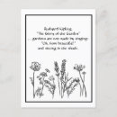 Zoek naar waterverf veer briefkaarten Tuin