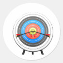 Zoek naar boogschieten stickers Bullseye