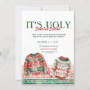 Zoek naar ugly sweater party uitnodigingen Etentje