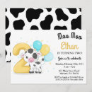 Zoek naar koe verjaardag uitnodigingen Boerderij dier