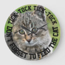 Zoek naar voer klokken Grappig