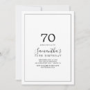 Zoek naar zeventigste uitnodigingen Voor haar