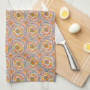 Zoek naar geometrisch patroon keuken handdoeken kleurrijk