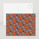 Zoek naar oranje stippen briefkaarten Patroon
