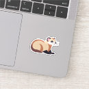 Zoek naar fretten stickers Dier