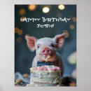 Zoek naar biggetje posters Verjaardag