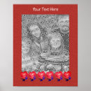 Zoek naar liefde harten posters Creëer je eigen