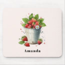 Zoek naar aardbeien muismatten Lief