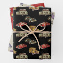 Zoek naar vintage car cadeaupapier Patroon