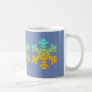 Zoek naar sneeuwvlokken mokken Blauw