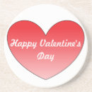 Zoek naar rode harten onderzetters Valentijnsdag