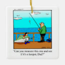 Zoek naar grappige visser ornamenten Voor hem