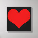 Zoek naar harten canvas prints Elk persoon