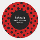 Zoek naar lieveheersbeestje baby shower stickers Polka dot