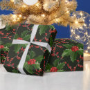 Zoek naar groene bladeren cadeaupapier Bessen