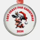 Zoek naar grappige koe ornamenten Xmas