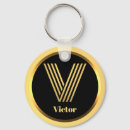 Zoek naar initiaal v sleutelhangers Elegant