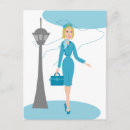 Zoek naar stewardess briefkaarten Vliegen
