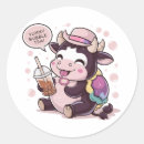 Zoek naar kawaii koe stickers Grappig