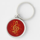 Zoek naar treble clef sleutelhangers Goud