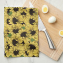 Zoek naar zonnebloem keuken handdoeken Waterverf