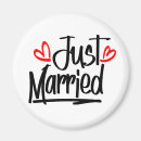 Zoek naar just married magneten Bruid