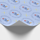 Zoek naar zwemmer cadeaupapier Blauw