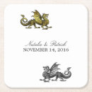 Zoek naar draak jaar onderzetters Fantasie