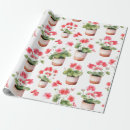 Zoek naar geraniums cadeaupapier Waterverf