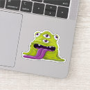 Zoek naar grappige ogen stickers Groen