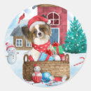 Zoek naar papillon hond stickers Kerstmis